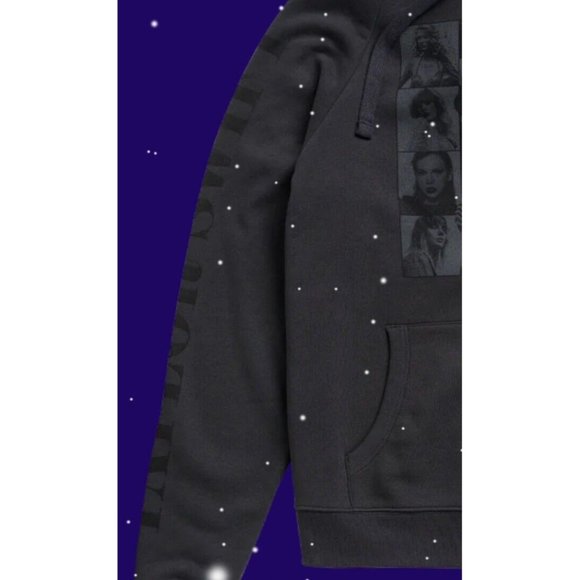New Taylor Swift The Eras Tour Black Hoodie Official Merch Size Large *In Hand* - Picture 3 of 9